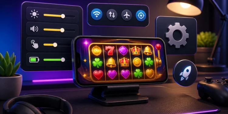 pengaturan hp untuk main slot
