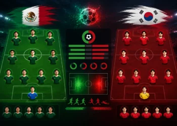Statistik dan Susunan Pemain Mexico vs South Korea