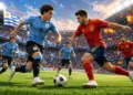 Susunan Pemain Uruguay vs Spain