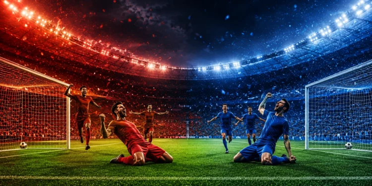 parlay kedua tim mencetak gol